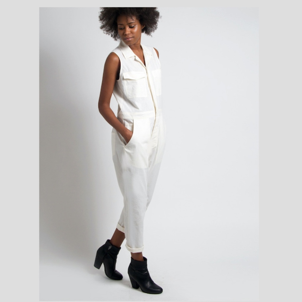 Karolyn Pho Harper Jumpsuit White Size 34 / XS